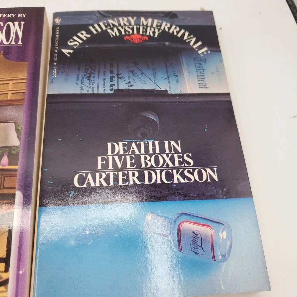 Lot of 5 Sir Henry Merrivale Mysteries Carter Dickson And So to Murder Cozy PBs